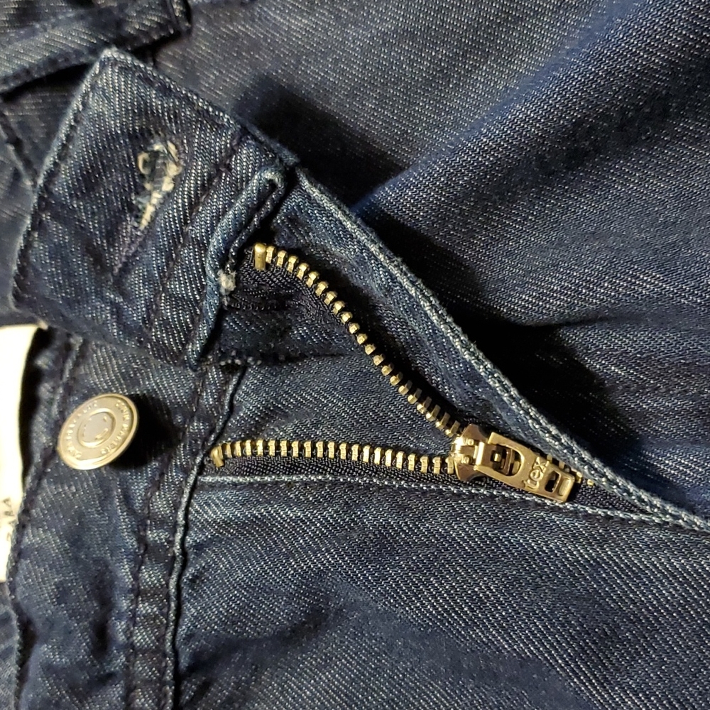 ZARA Trafaluc Denim Makers Women's Wide Leg Capri Pants - Size 4 - Picture 7 of 10